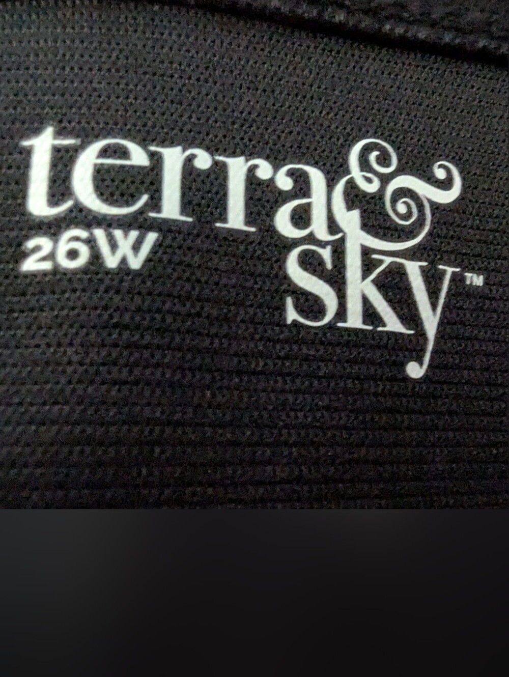 Terra & Sky Black Wide Leg Pull-On Pants - Picture 3 of 6